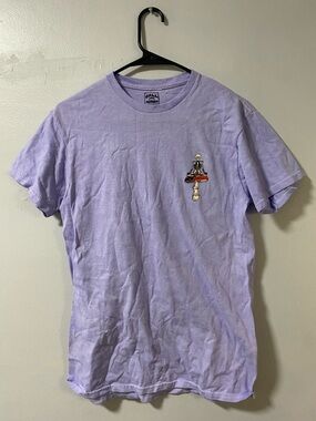 Lilac Graphic Crewneck T-Shirt -